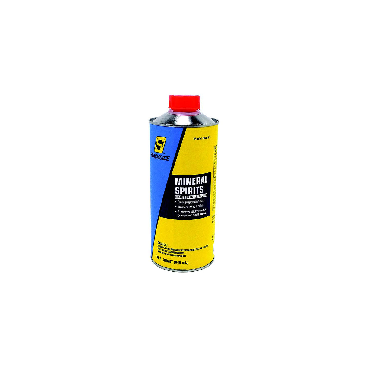 Seachoice 90851 Mineral Spirits, Quart, Pack of 4