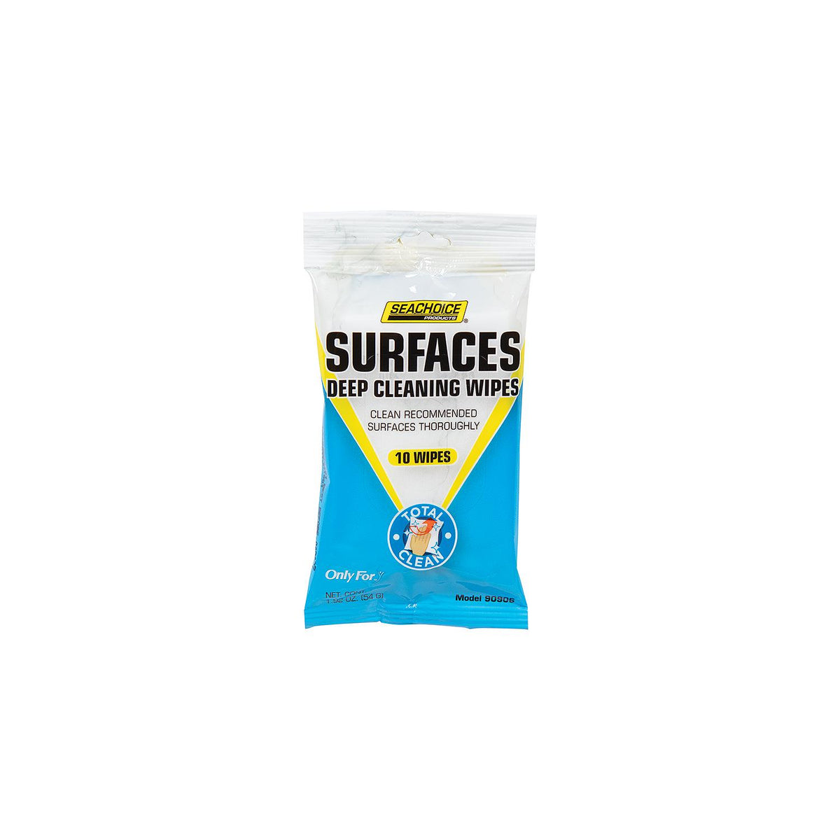 Seachoice 90906 Surfaces Deep Cleaning Wipes, 10-ct. Bag, Pack of 12