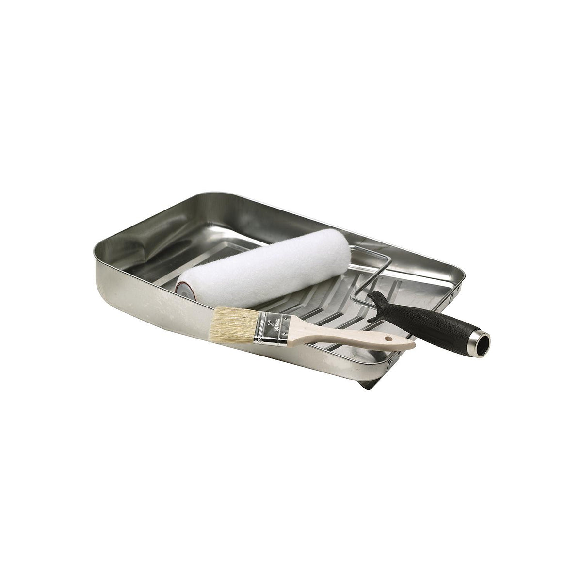 Seachoice Metal Paint Tray Kit (Includes 9″ Frame, 2″ Chip Brush, 9″ Cover and Metal Paint Tray)