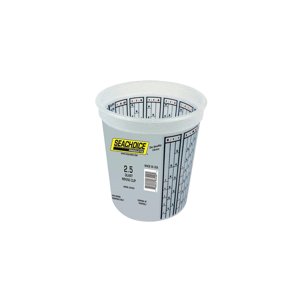 Seachoice Paint Mix Container 2.5 Quart