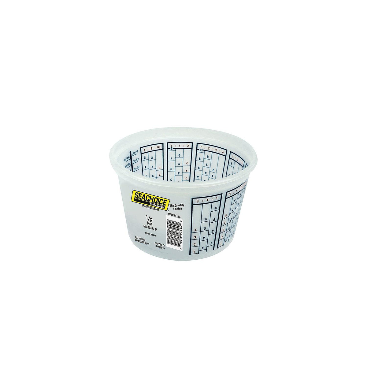 Seachoice Paint Mix Container 1/2 Pint