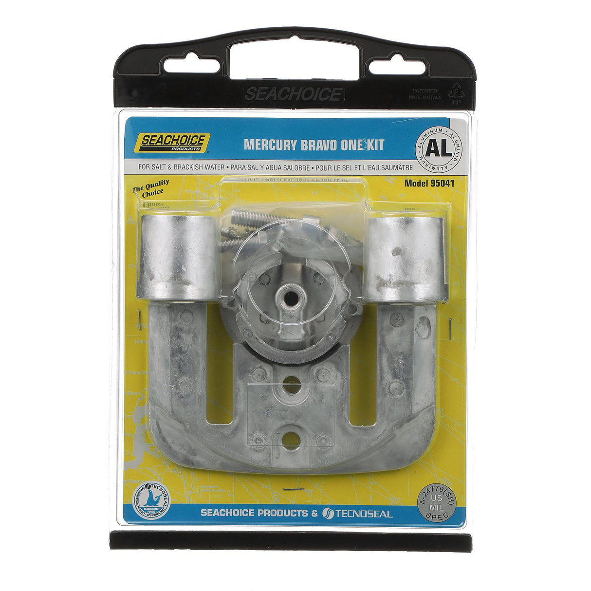 Seachoice Aluminum Anode Kit For Mercury Bravo I