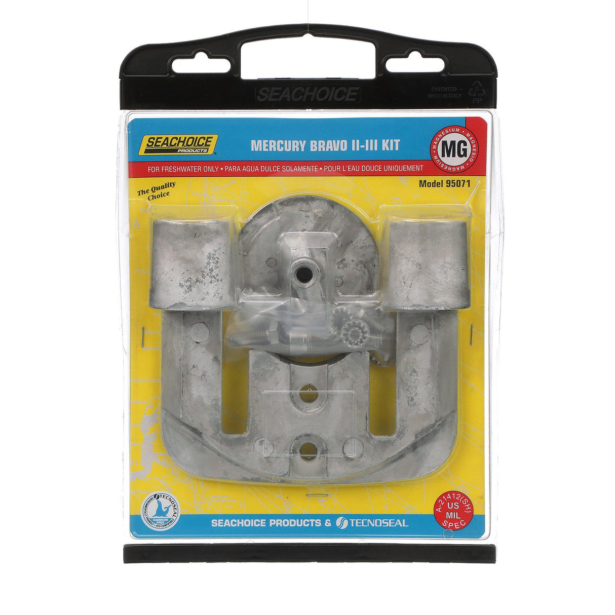 Seachoice Magnesium Anode Kit For Mercury Bravo II (89-Present) and Bravo III (89-03)