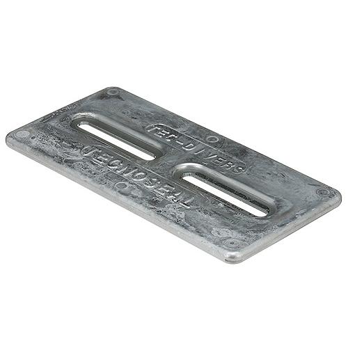 Seachoice 95613 Diver's Anode, Aluminum, Size 12" x 6" x 1/2"