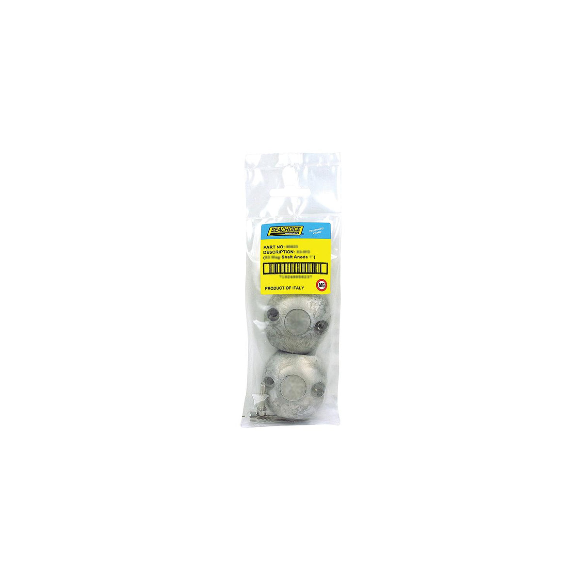 Seachoice 95627 Streamlined Shaft Anode w/Allen Screw, Magnesium, Model X5, Size 1-1/4″