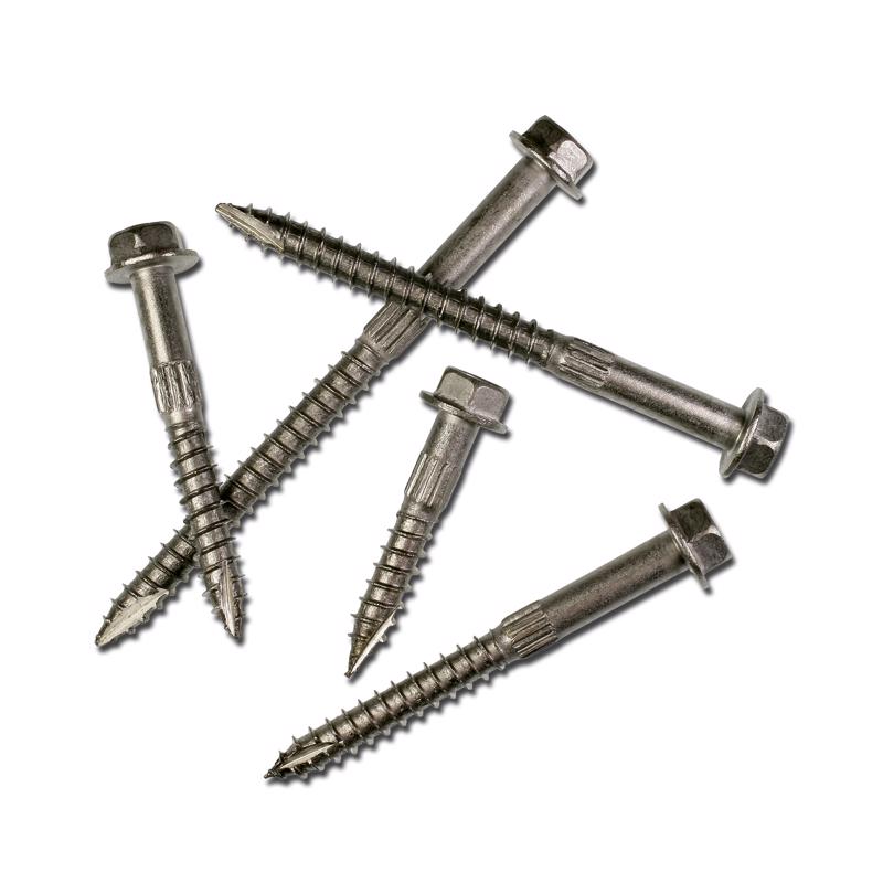 Simpson Strong-Tie Strong-Drive No. 3 Sizes X 5 in. L Star Hex Head Serrated Structural Screws