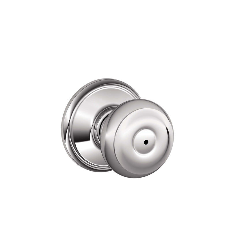 Schlage Georgian Classic Bright Brass/Bright Chrome Privacy Knob