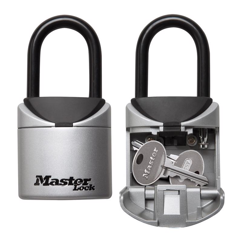 Master Lock 5-1/4 in. H X 2-3/4 in. W Vinyl Covered Steel 3-Digit Combination Lock Box