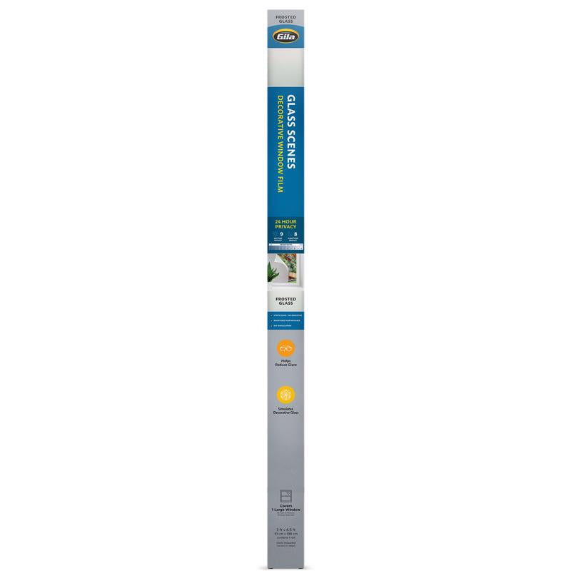 Gila Privacy Control Frosted Glass Window Film 36 in. W X 78 in. L, Pack of 4