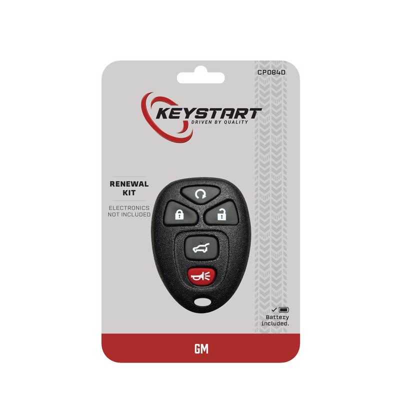 KeyStart CP084 Renewal KitAdvanced Remote Automotive Replacement Key For General Motors