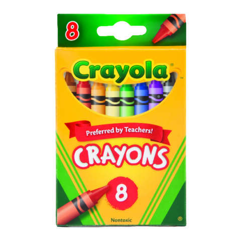 Crayola Assorted Color Crayons 8 pk