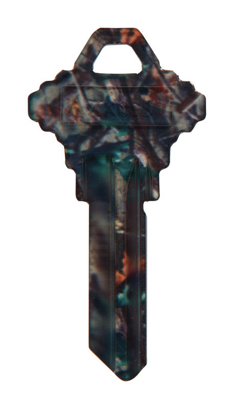 HILLMAN Wackey Camo House/Office Universal Key Blank SC1 Single, Pack of 6