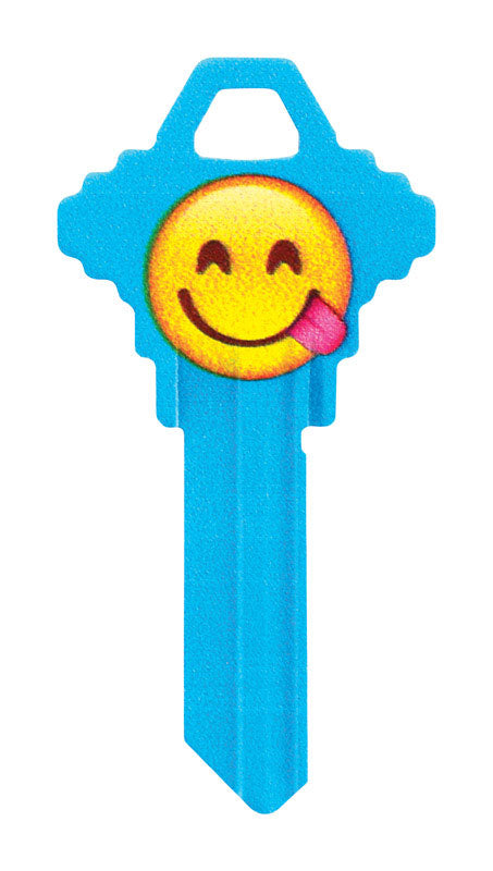 HILLMAN Wackey Emoji House/Office Universal Key Blank SC1 Single, Pack of 6