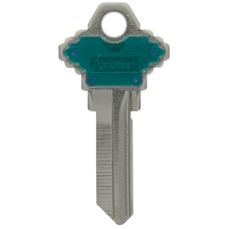 HILLMAN Traditional Key House/Office Key Blank 68 SC1, EZ2, CLP1 Single For Schlage Locks, Pack of 10