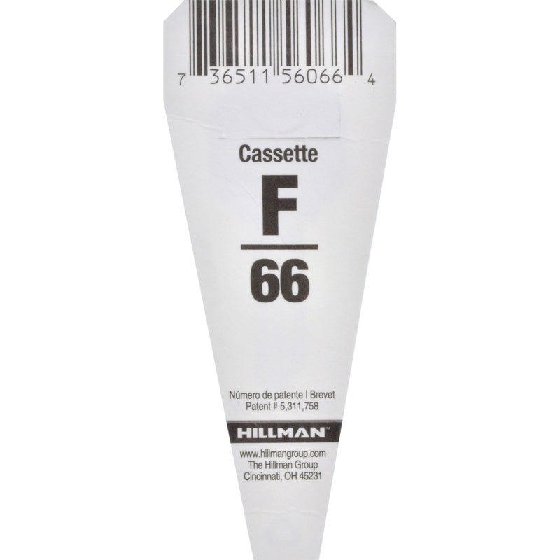 HILLMAN Traditional Key House/Office Key Blank 66 KW1 Single For Kwikset Locks, Pack of 10