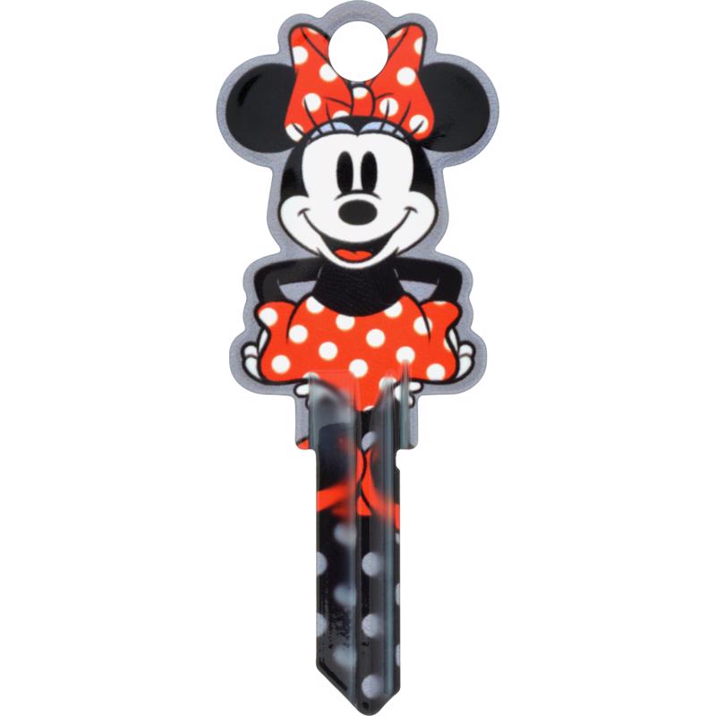HILLMAN Disney Minnie Mouse House/Padlock Universal Key Blank SC1 Double, Pack of 5