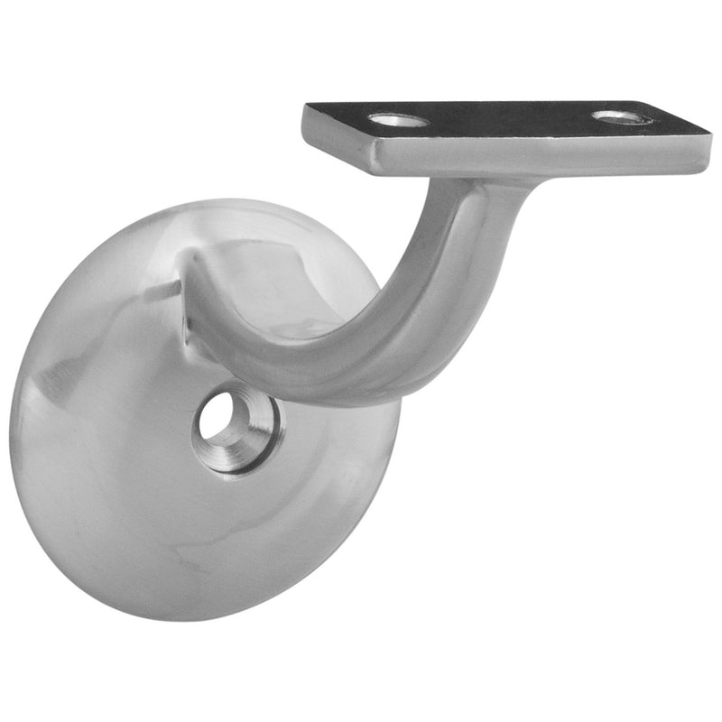 National Hardware Silver Zinc Die-Cast Handrail Bracket 3.1 in. L, Pack of 10
