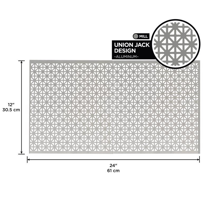 M-D Building Products 0.02 in. X 12 in. W X 24 in. L Mill Aluminum Union Jack Sheet Metal, Pack of 3