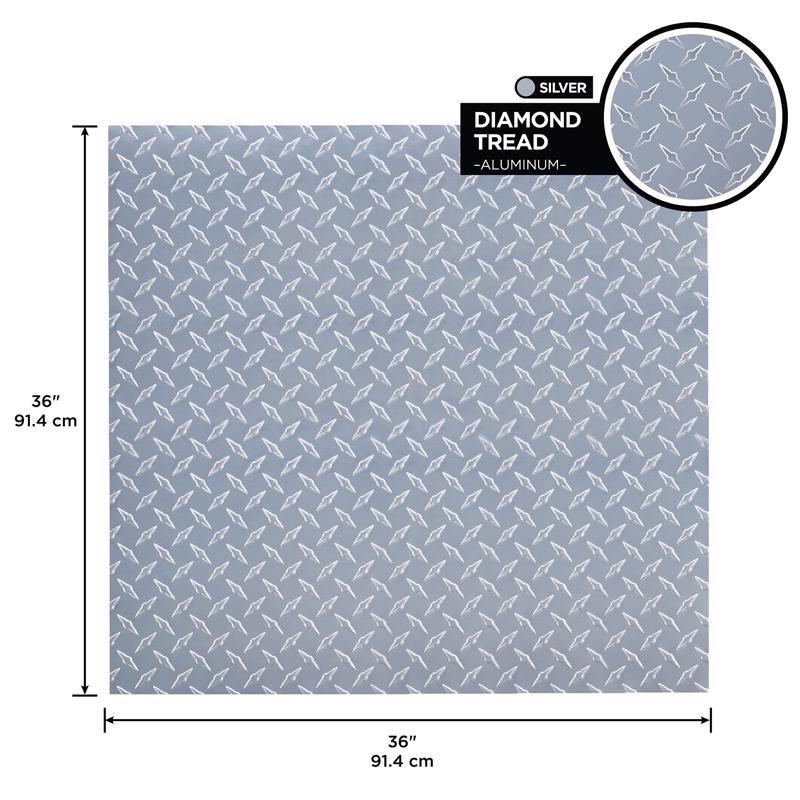 M-D Building Products 0.063 in. X 36 in. W X 36 in. L Silver Aluminum Plain Sheet Metal, Pack of 3