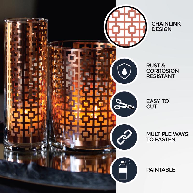 M-D Building Products 0.02 in. X 12 in. W X 24 in. L Copper Aluminum Chainlink Sheet Metal, Pack of 3