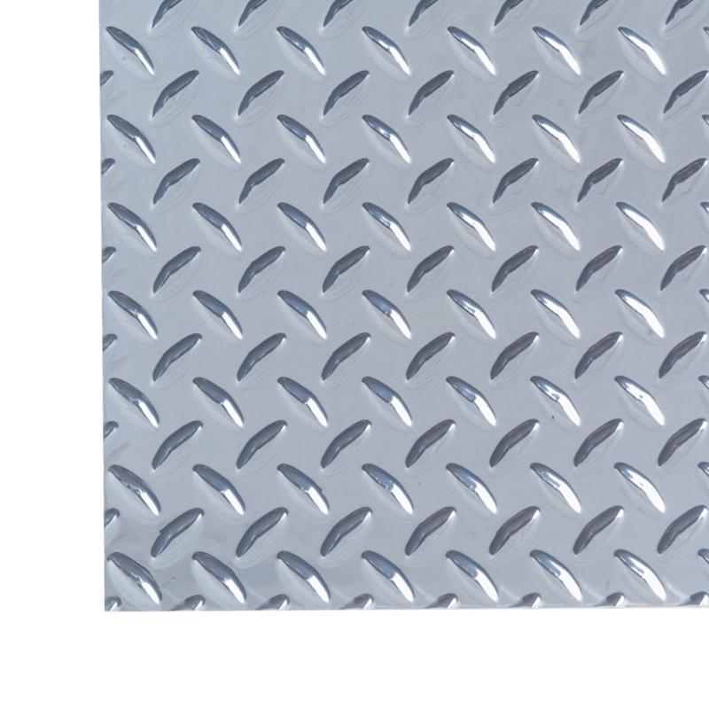 M-D Building Products 0.03 in. X 12 in. W X 24 in. L Silver Aluminum Diamond Tread Sheet Metal, Pack of 3