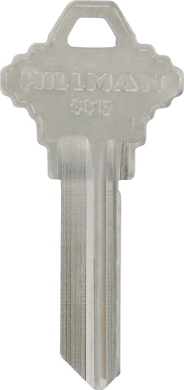HILLMAN KeyKrafter House/Office Universal Key Blank 2020 Single For Schlage Locks, Pack of 4