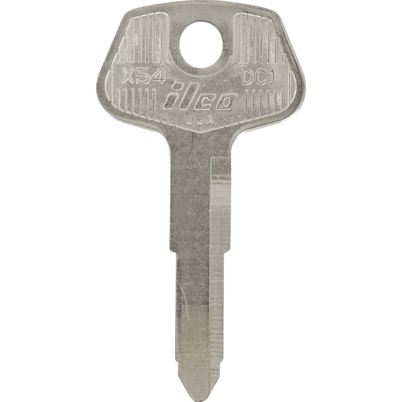 HILLMAN KeyKrafter Automotive Key Blank 2050 Double For Chrysler Silver, Pack of 4