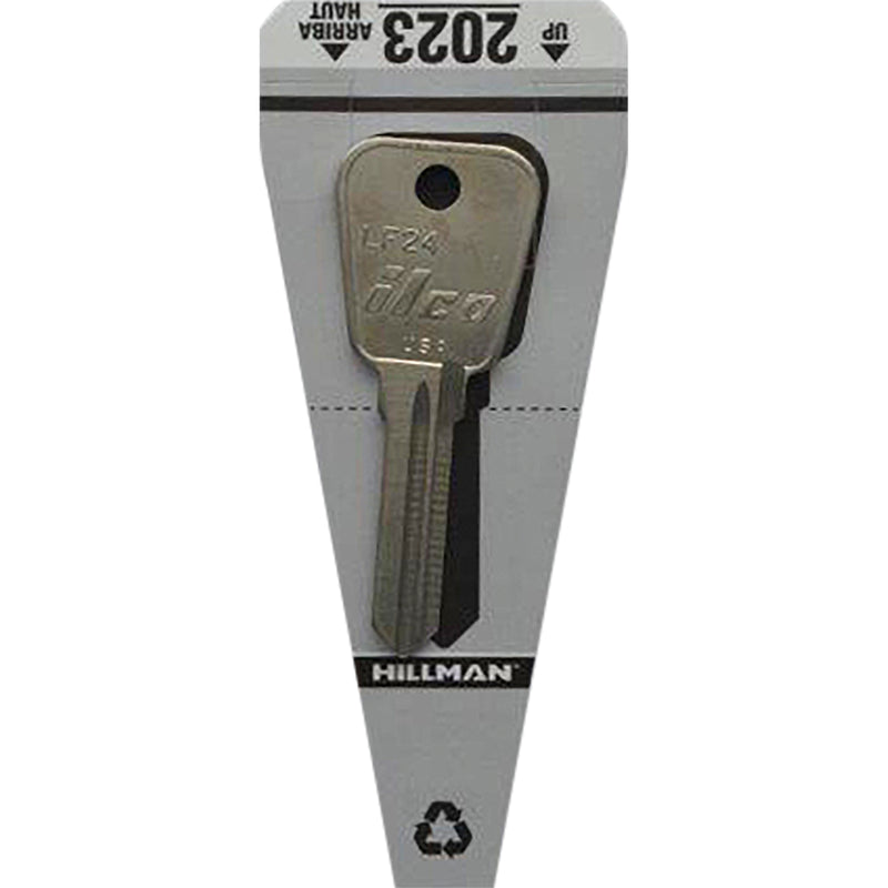 HILLMAN KeyKrafter Universal House/Office Key Blank 2023 Single Silver, Pack of 4