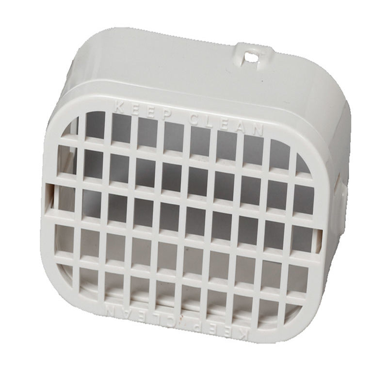 Amerimax 3 in. H X 4 in. W X 1.5 in. L White Plastic K Rodent Guard, Pack of 12