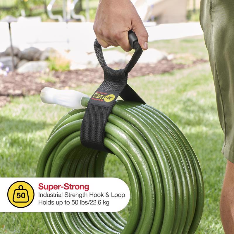 Wrap-It Easy Carry 2.5 in. W X 28 in. L Black Storage Straps 50 lb 1 pk