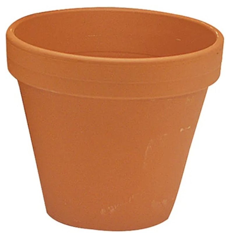 Craftware GC 0400 Pot, 3-3/4 in H, 4-1/4 in W, Terracotta, Pack of 16