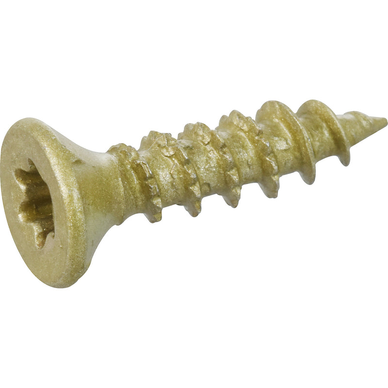 HILLMAN Power Pro No. 6 Ga. X 5/8 in. L Star Flat Head Coarse Multi-Material Screws, Pack of 5