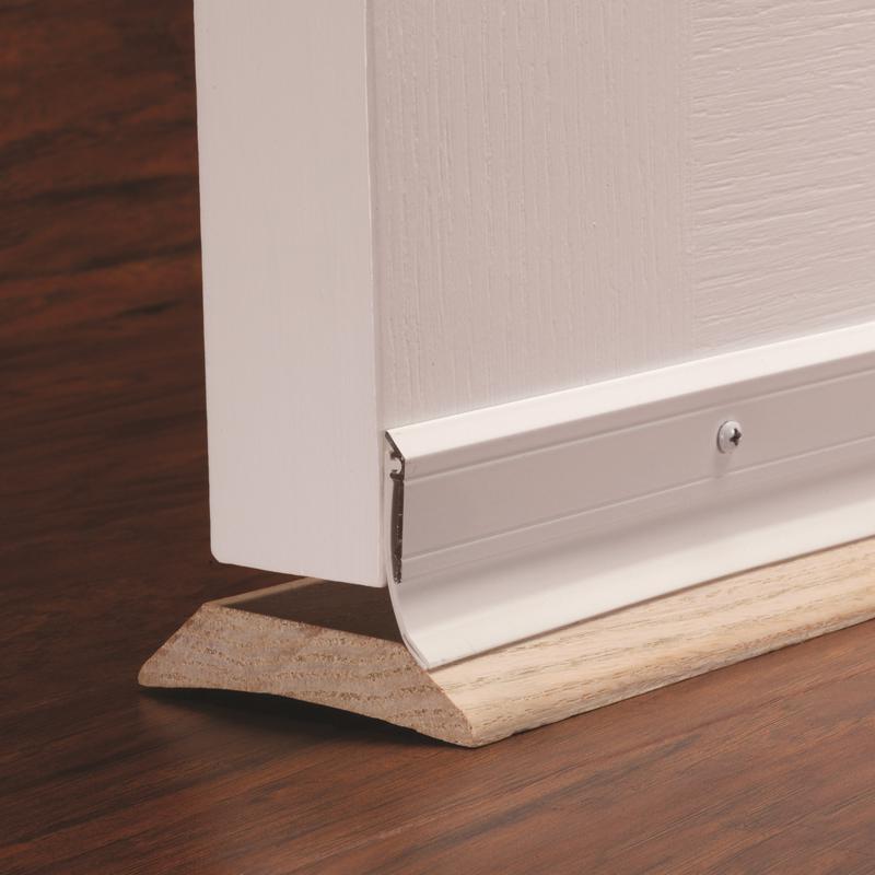 M-D Building Products DENY White Aluminum/Vinyl Sweep For Doors 36 in. L X 2.13 in.