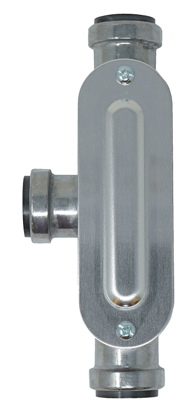 Southwire SIMPush 65073301 Conduit Body, 1/2 in Hub, 1.63 in OAL, Push-In, Aluminum