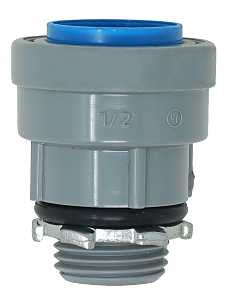 Southwire SIMPush 65083903 Conduit Adapter, 3/4 in Male, 1.65 in Dia, PVC, 1.83 in L