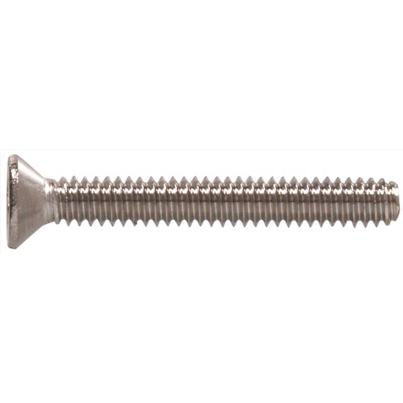 HILLMAN No. 10-32 in. X 1-1/2 in. L Phillips Flat Head Stainless Steel Machine Screws 100 pk