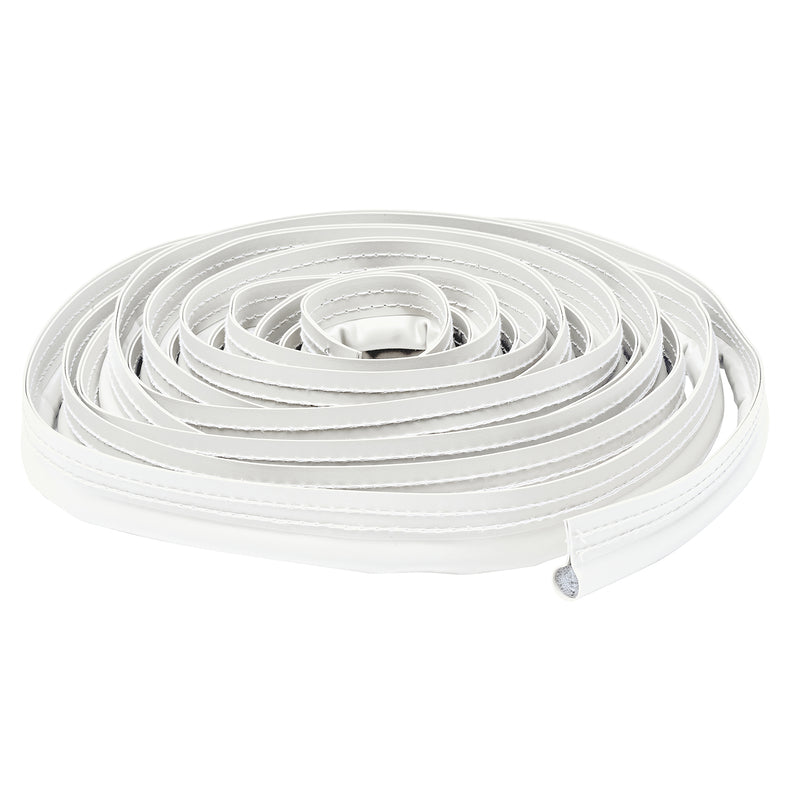 Frost King White Vinyl Clad Foam Weather Seal For Doors and Windows 17 ft. L X 0.88 in., Pack of 12
