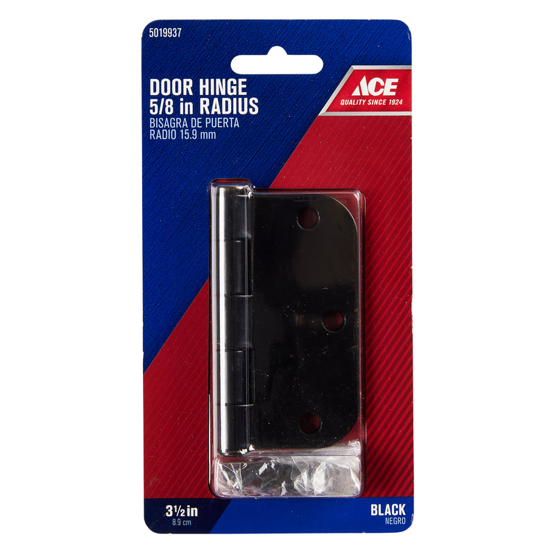 Ace 3-1/2 in. L Black Residential Door Hinge 1 pk