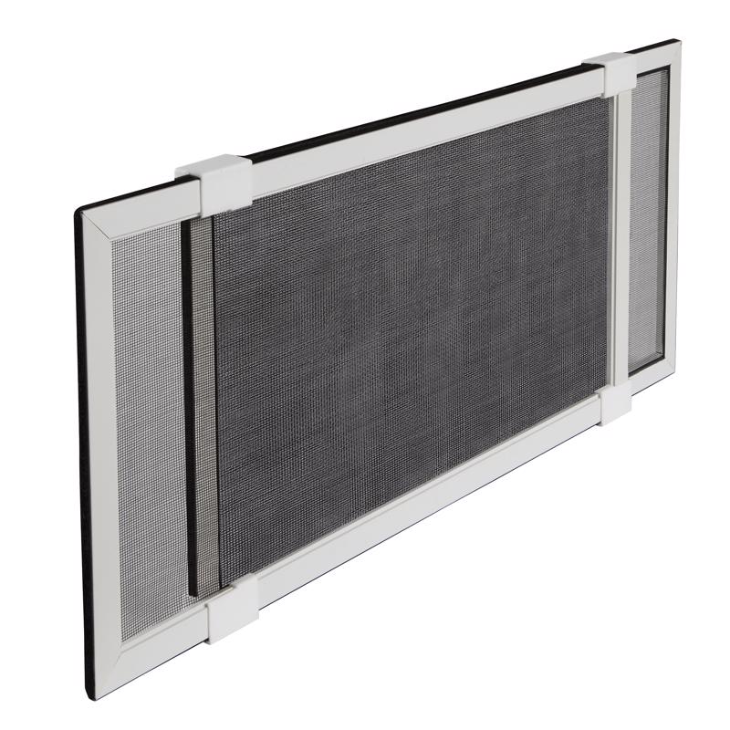 M-D Building Products White Aluminum Adjustable Screen 10 in. W X 37 in. L 1 pk, Pack of 8