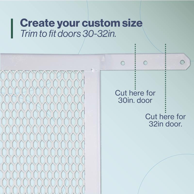M-D Building Products 36 in. L White Steel Door Grille 1 pc, Pack of 4