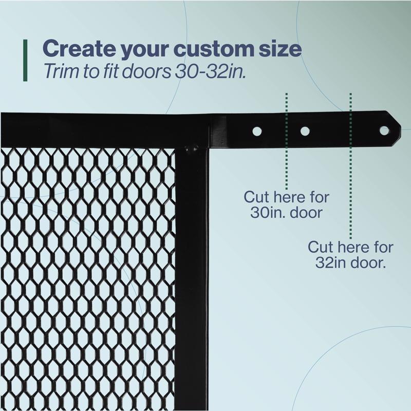 M-D Building Products 36 in. L Bronze Steel Door Grille 1 pc, Pack of 4