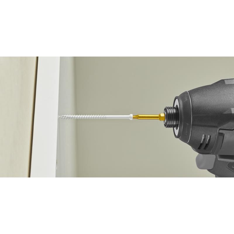 GRK Fasteners No. 8 in. X 2-1/2 in. L Star Trim Head W-Cut Trim Screws