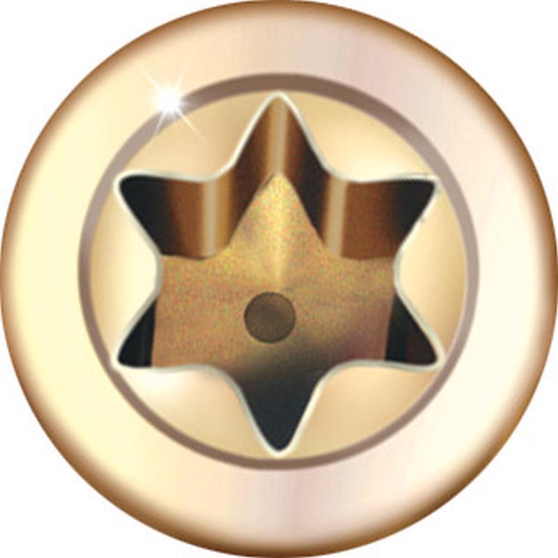 GRK Fasteners No. 8 in. X 2-1/2 in. L Star Trim Head W-Cut Trim Screws