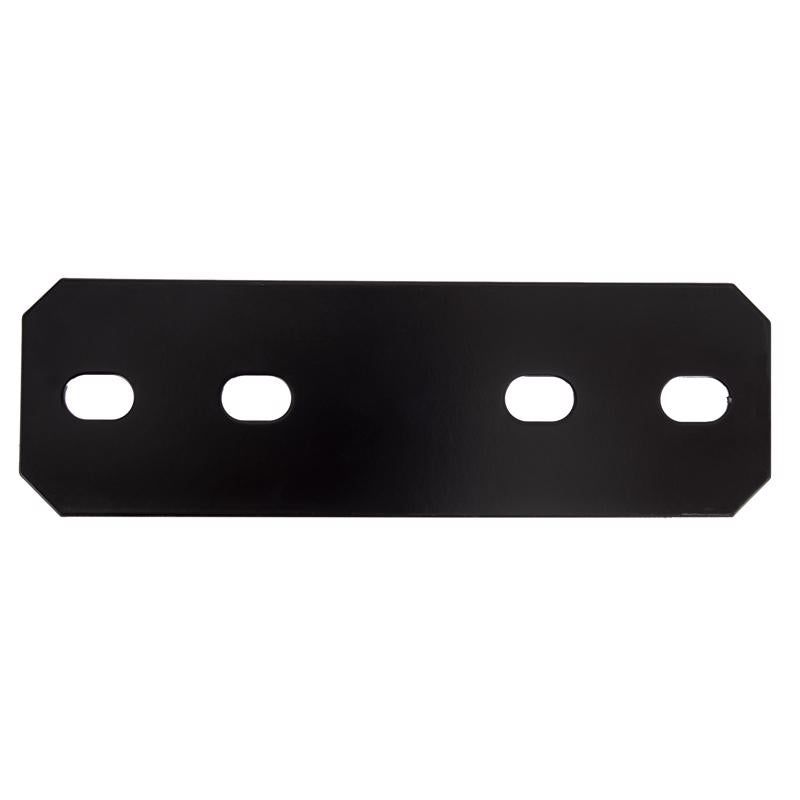 Hampton 9.5 in. H X 3 in. W X 1/8 in. D Black Steel Mending Plate, Pack of 10