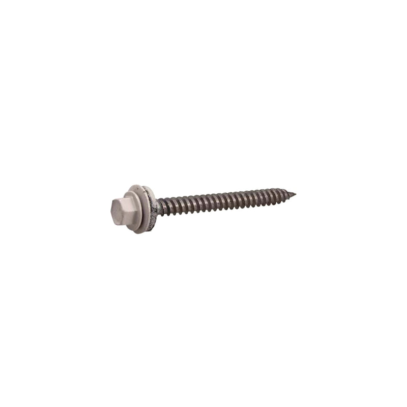 Grip-Rite No. 9 Sizes X 1-1/2 in. L Hex Hex Washer Head Self-Sealing Screws 1 lb, Pack of 12