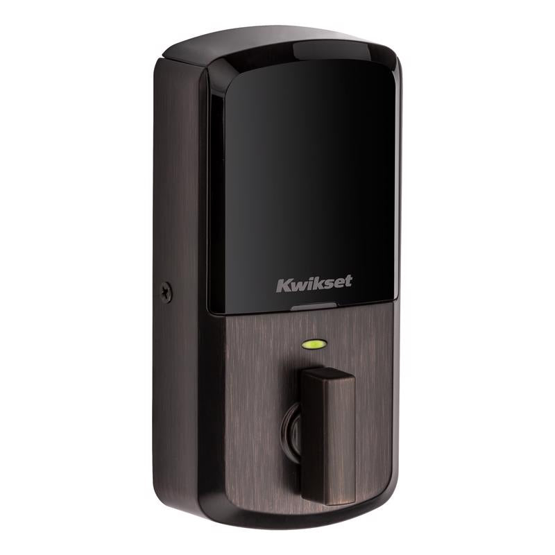Kwikset SmartKey Halo Venetian Bronze Metal Wifi Deadbolt