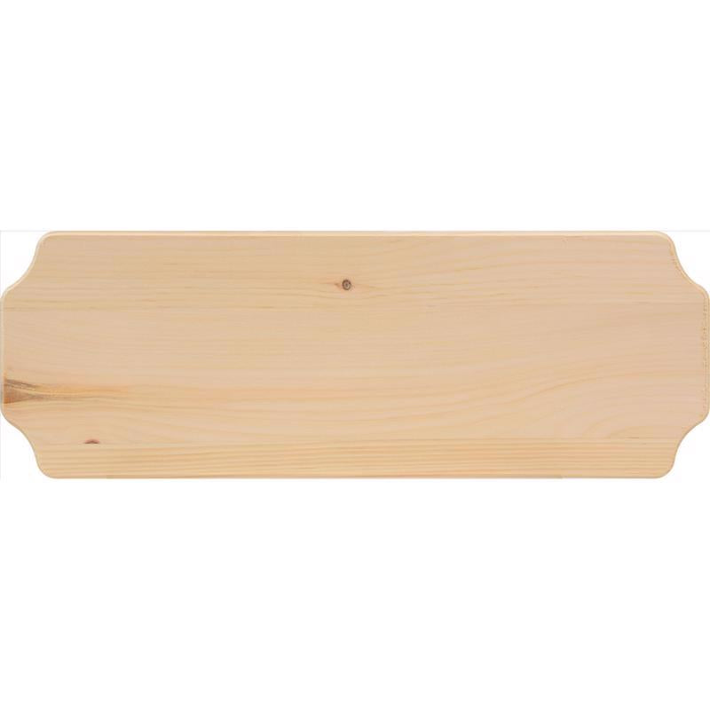 HILLMAN Natural Wood Rectangle Address Plate, Pack of 3