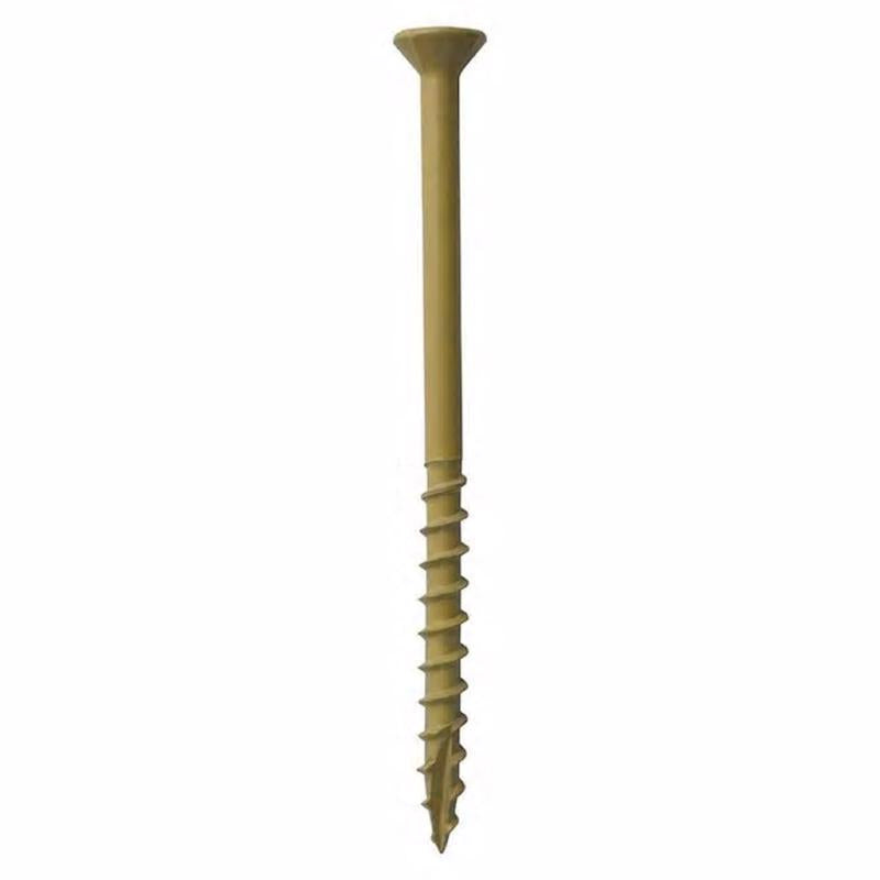 Grip-Rite PrimeGuard Plus No. 9 wire X 2 in. L Tan Star Flat Head Deck Screws 25 lb