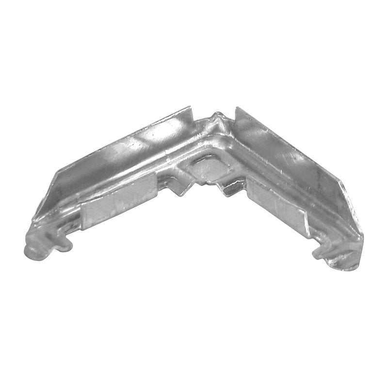 Make-2-Fit PL 14268 Miter Cut Screen Frame Corner, Aluminum, Mill, For: PL14039, PL14041 and PL14042 Screen Frames