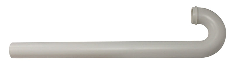 Plumb Pak PP66-12W Floor Tube, 1-1/2 in, Slip-Joint, Plastic, White